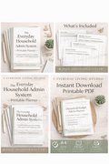 The Everyday Household Admin System – Printable Planner